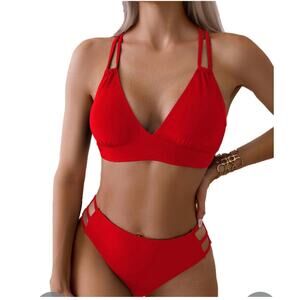 V Neck Bikini Sets
